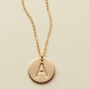 Made by Mary Initial Pendant & Necklace